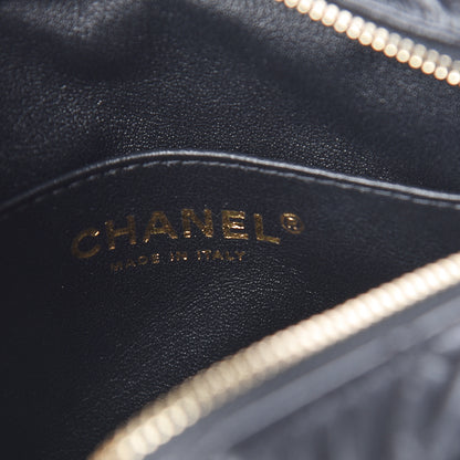 Chanel Aged Calfskin Quilted Mini Lucky Charm Reissue Camera Case Black 6 of 11