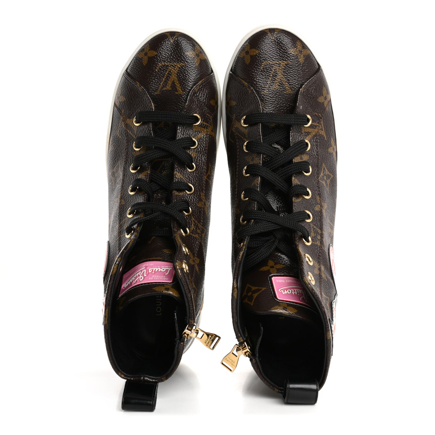 Calfskin Monogram World Tour Sneaker Boot 38.5