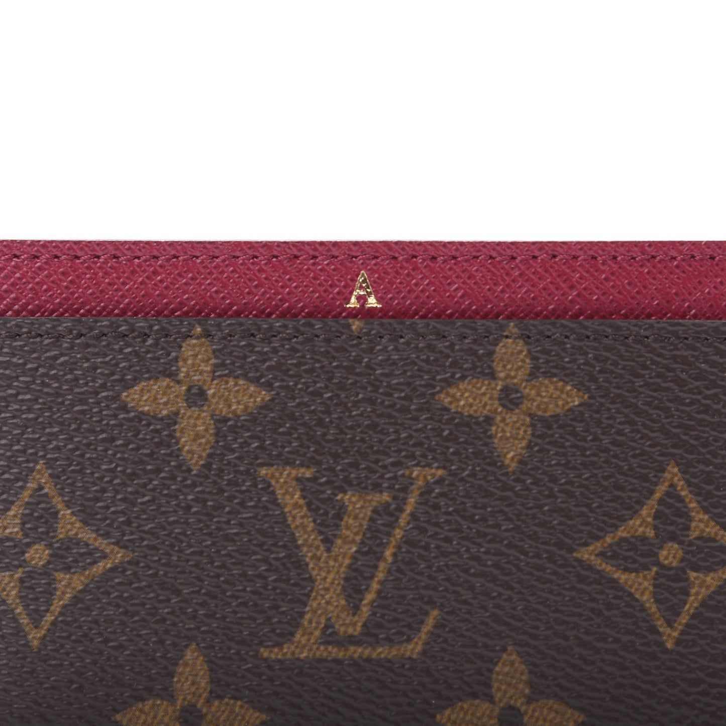 Monogram Card Holder Fuchsia