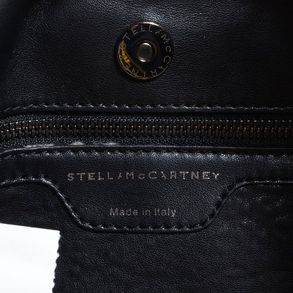 Stella McCartney Faux Leather Shearling Large Chain Link Falabella Black 6 of 9