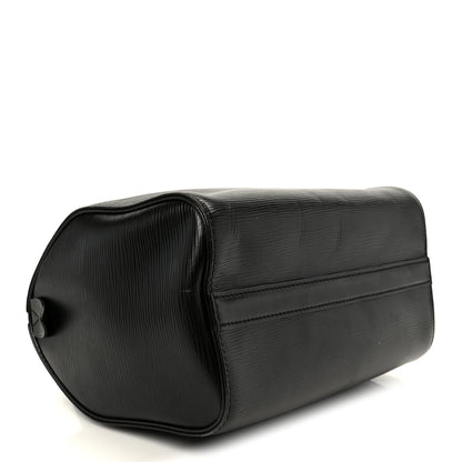 Louis Vuitton Epi Speedy 25 Black 4 of 11