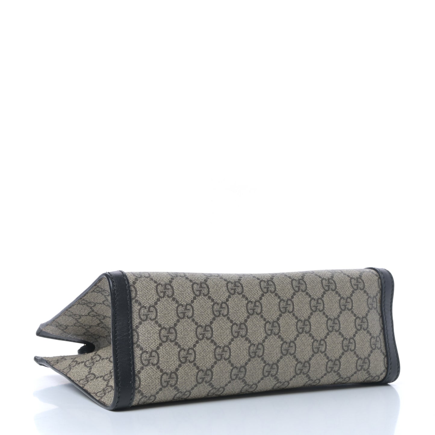 GG Supreme Monogram Small Padlock Tote Black