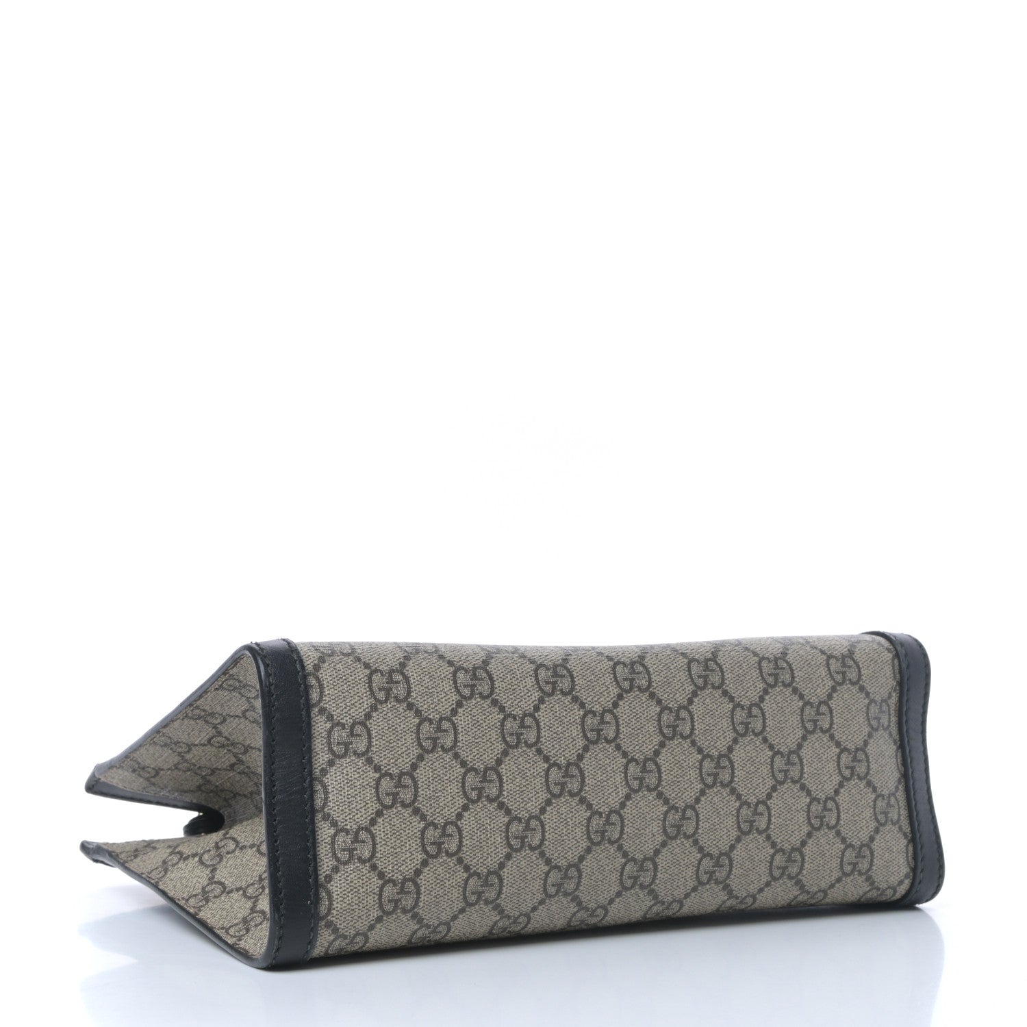 Gucci GG Supreme Monogram Small Padlock Tote Black 4 of 9
