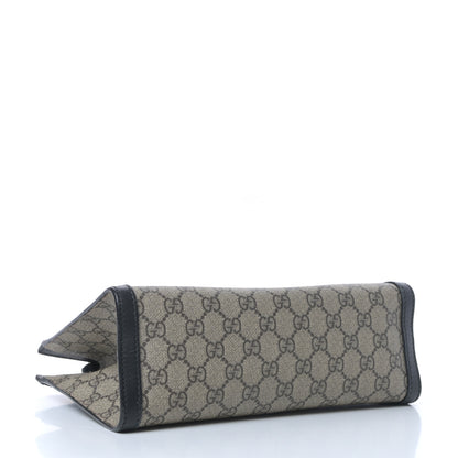 Gucci GG Supreme Monogram Small Padlock Tote Black 4 of 9