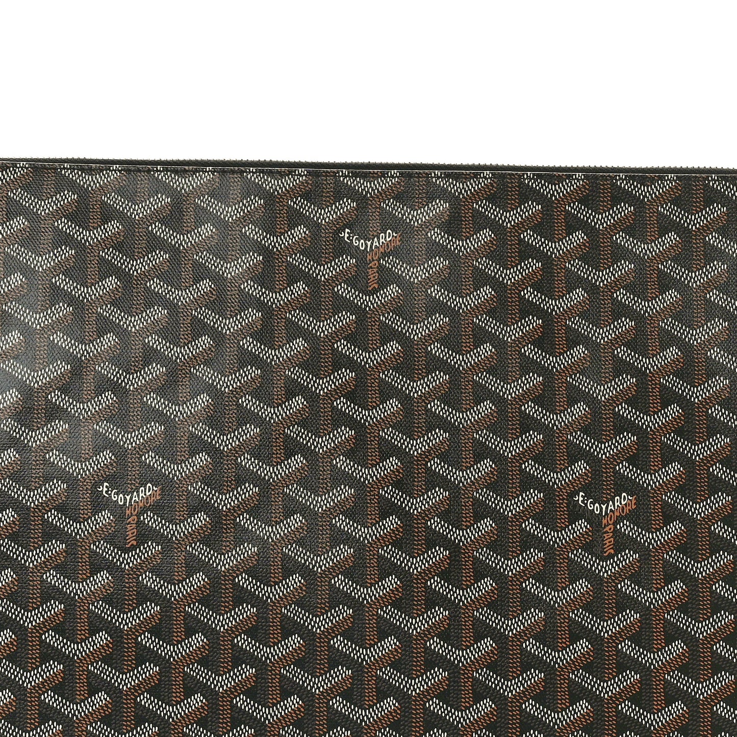 Goyardine Senat Pochette GM Black Gold