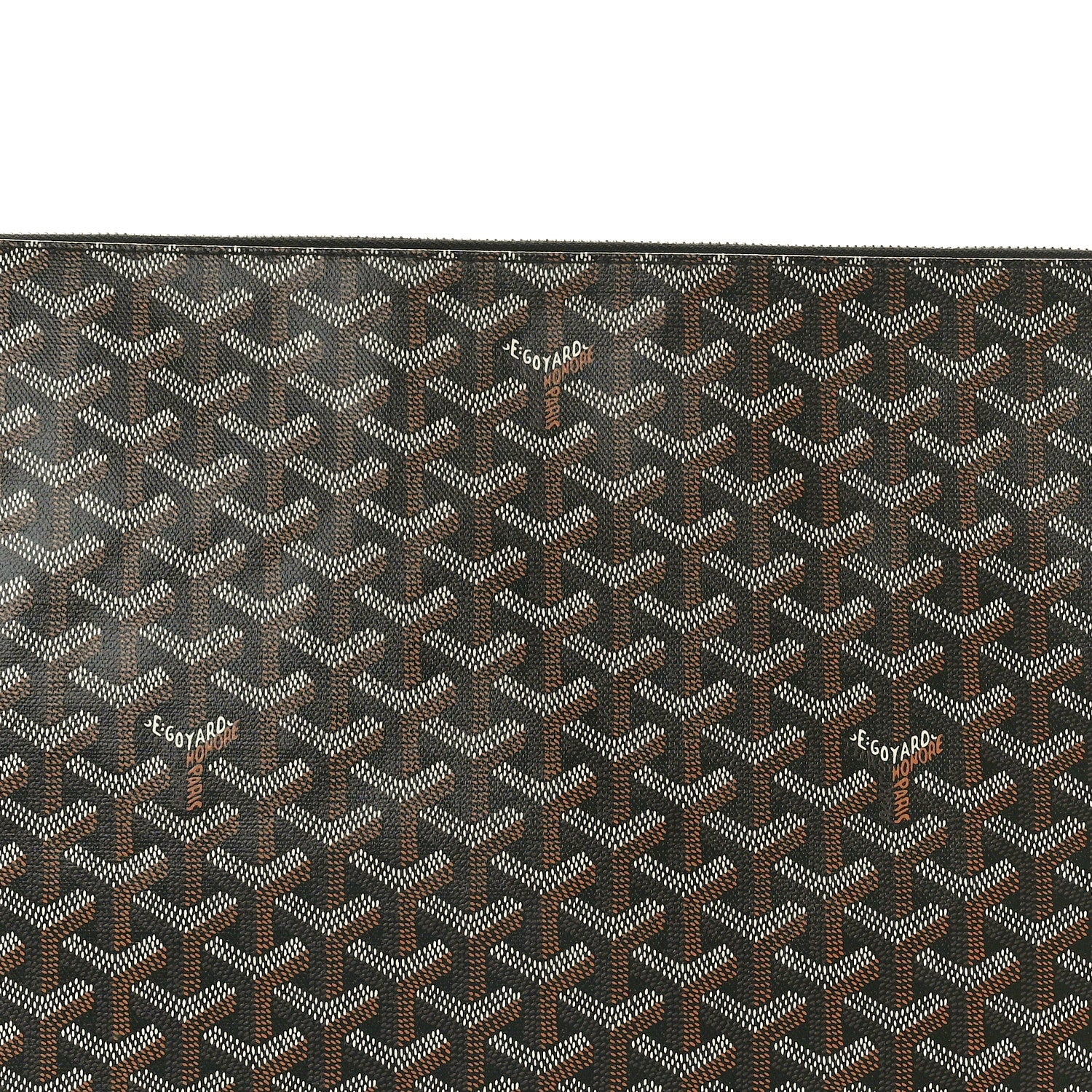Goyard Goyardine Senat Pochette GM Black Gold 7 of 11