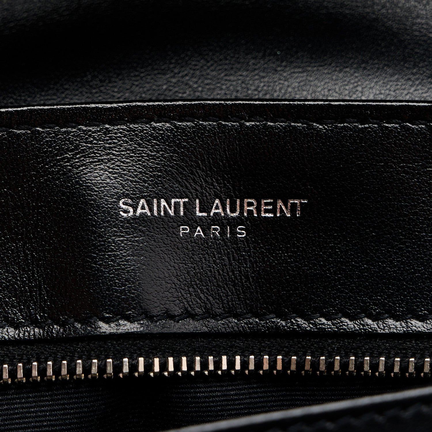 Saint Laurent Calfskin Y Quilted Monogram Toy Loulou Crossbody Bag Black 6 of 12