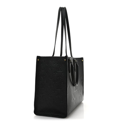 Louis Vuitton Empreinte Monogram Giant Onthego MM Black 3 of 10