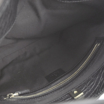 Gucci Monogram Web Hasler Hobo Black 6 of 9