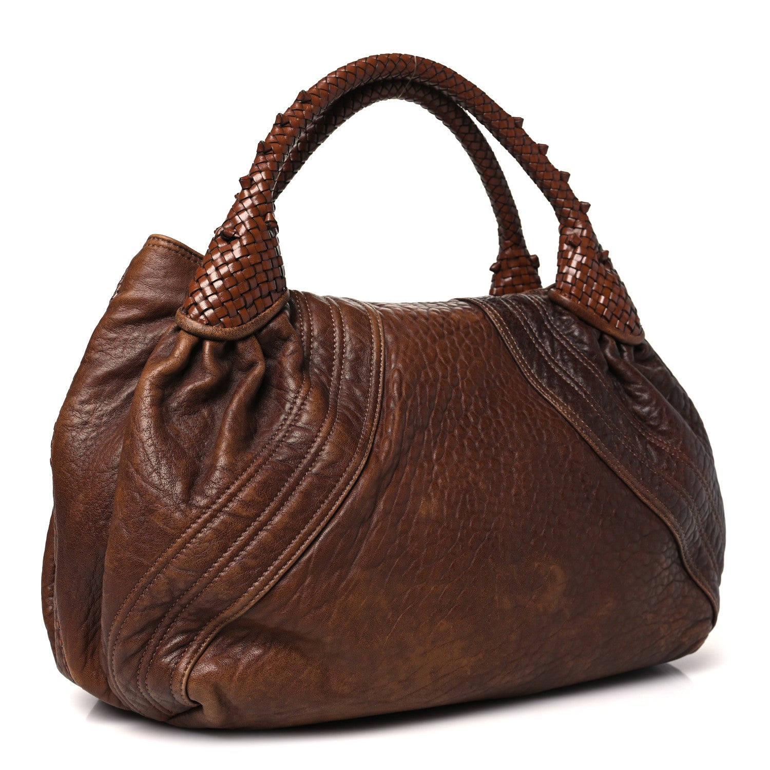 Fendi Nappa Nuvolata Spy Cognac 3 of 10