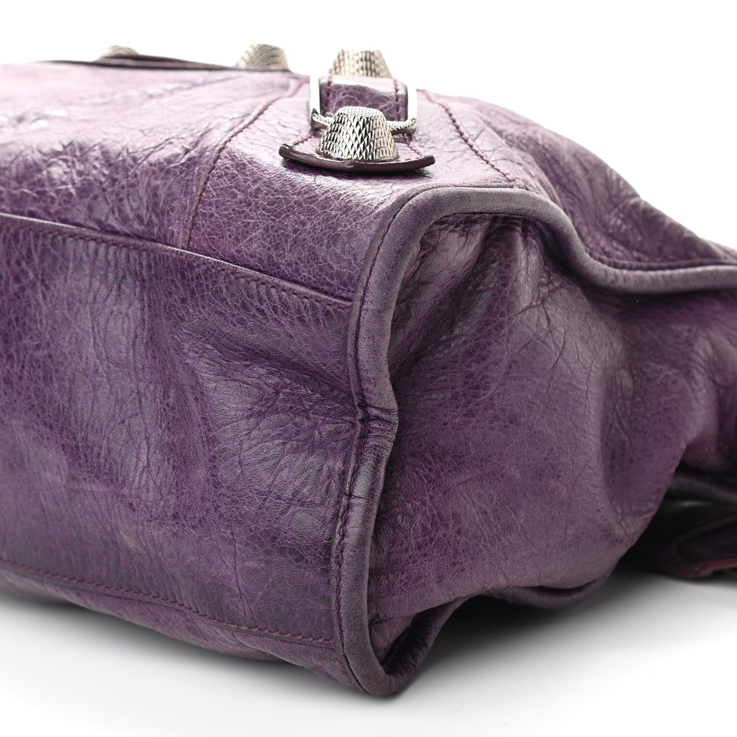 Balenciaga Agneau Giant 21 Silver Hardware City Raisin 10 of 10