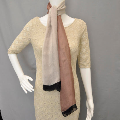 Chanel Silk Chiffon CC Scarf 2 of 4