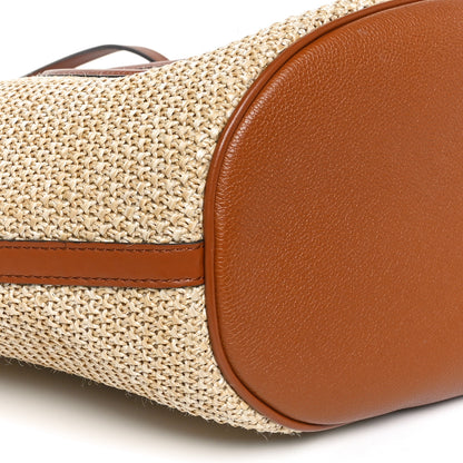 Louis Vuitton Raffia Saint Jacques Tote Caramel 9 of 11