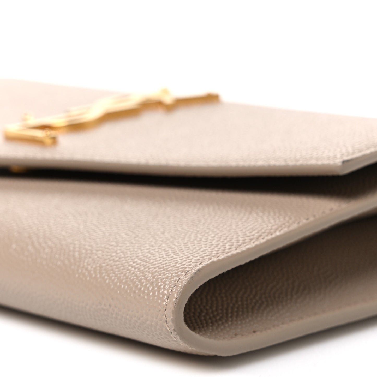 Grain De Poudre Monogram Uptown Chain Wallet Dark Beige