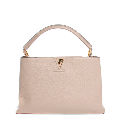 Louis Vuitton Taurillon Capucines MM Galet 1 of 7