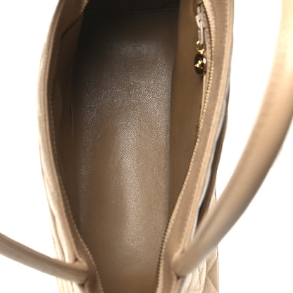 Chanel Caviar Quilted Medallion Tote Beige 5 of 10