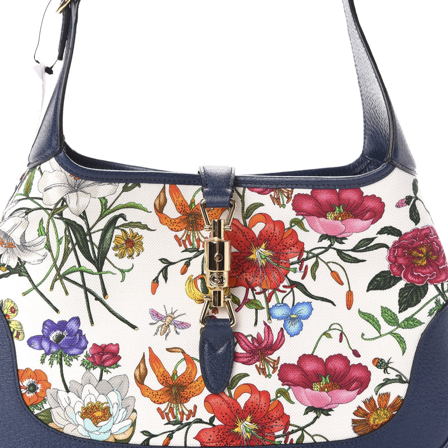 Canvas Flora Medium Jackie Hobo Blue Agata