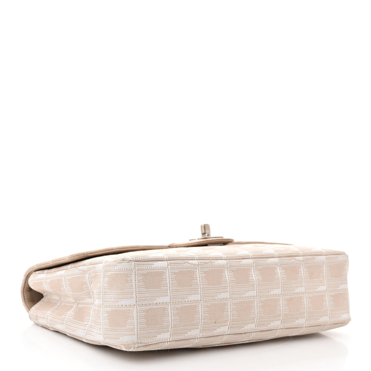 Chanel Nylon Medium Travel Flap Light Beige 4 of 14