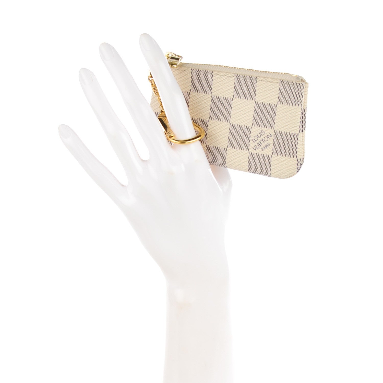 Louis Vuitton Damier Azur Key Pouch 2 of 7