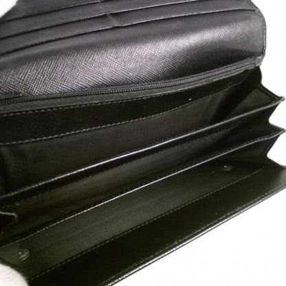 Prada Saffiano Continental Wallet Black 5 of 9