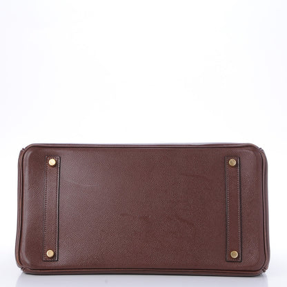 Hermes Courchevel Birkin 35 Chocolate 7 of 36