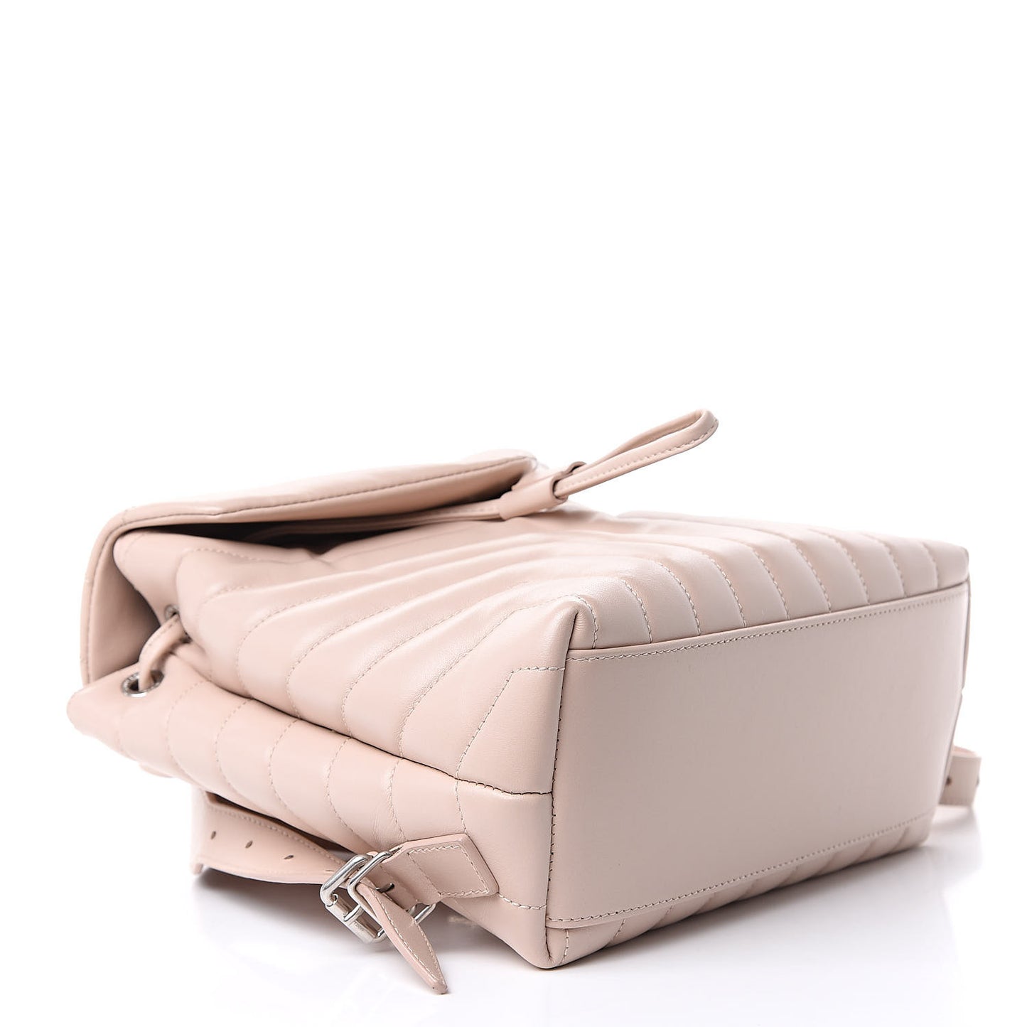 Calfskin Y Quilted Monogram Small Loulou Backpack Marble Pink