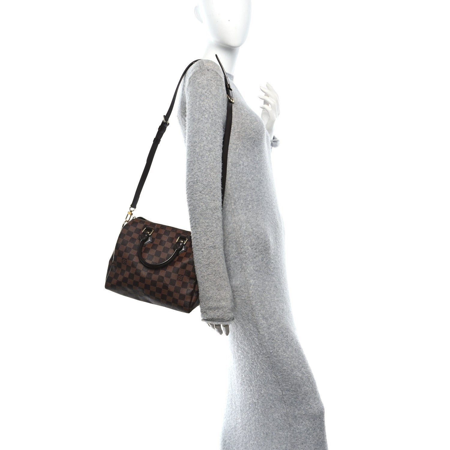 Louis Vuitton Damier Ebene Speedy Bandouliere 25 2 of 10