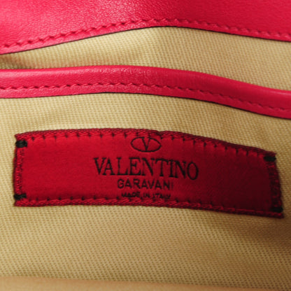 Valentino Garavani Vitello Mini Rockstud Flap Saddle Crossbody Bag Cyclamin 6 of 7
