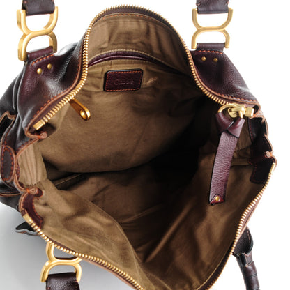 Chloe Calfskin Large Marcie Satchel Moka 5 of 9