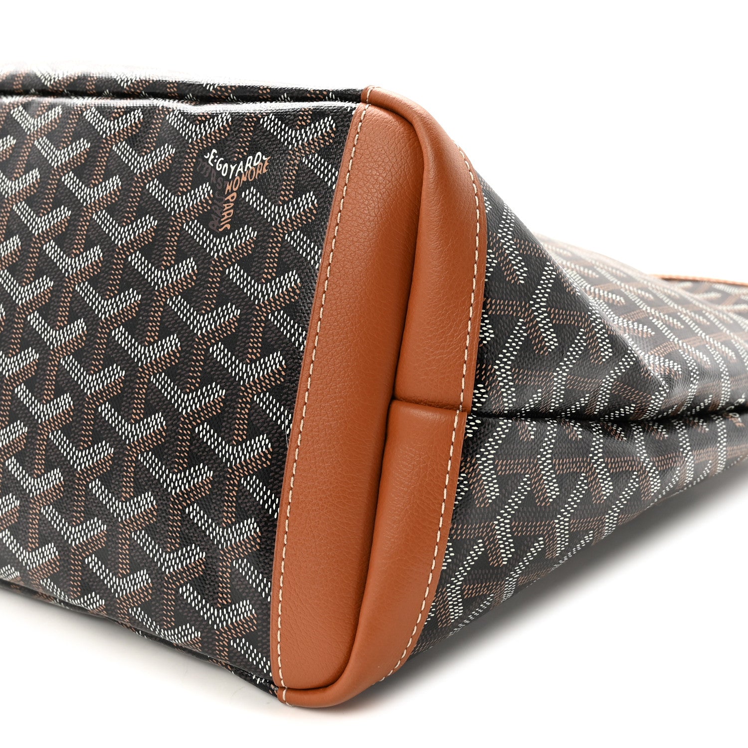 Goyard Goyardine Artois MM Black Gold 9 of 9
