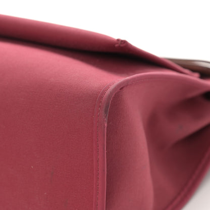 Hermes Vache Hunter Toile Herbag Zip 31 PM Rubis 12 of 18
