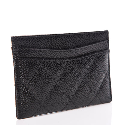 Chanel Caviar Quilted Card Holder Black 3 of 8