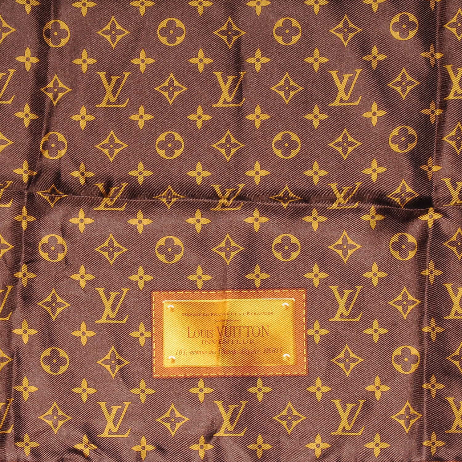 Louis Vuitton Silk Monogram Classic Square Scarf 1 of 3