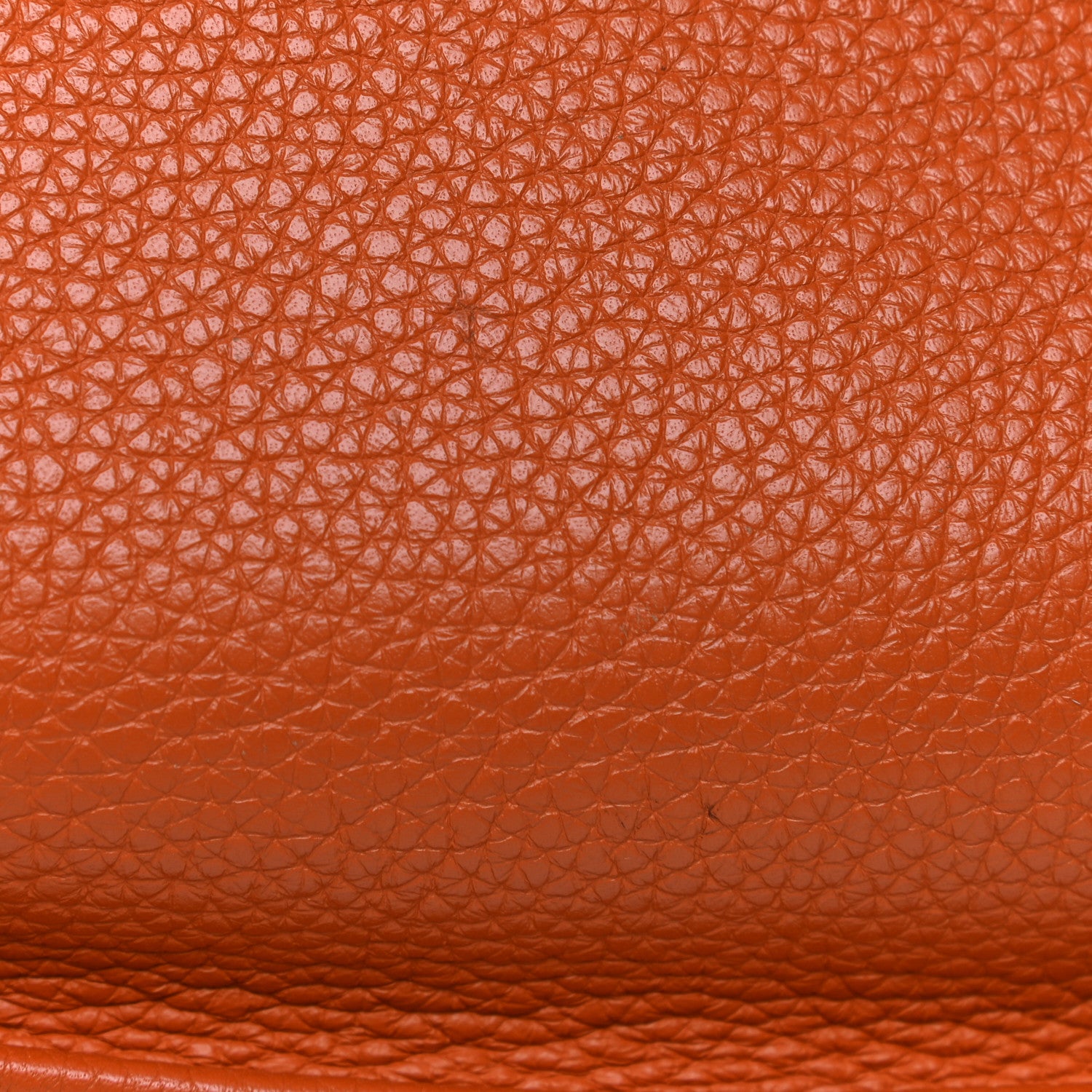 Hermes Taurillon Clemence Evelyne III GM Orange 19 of 19