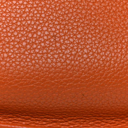 Hermes Taurillon Clemence Evelyne III GM Orange 19 of 19