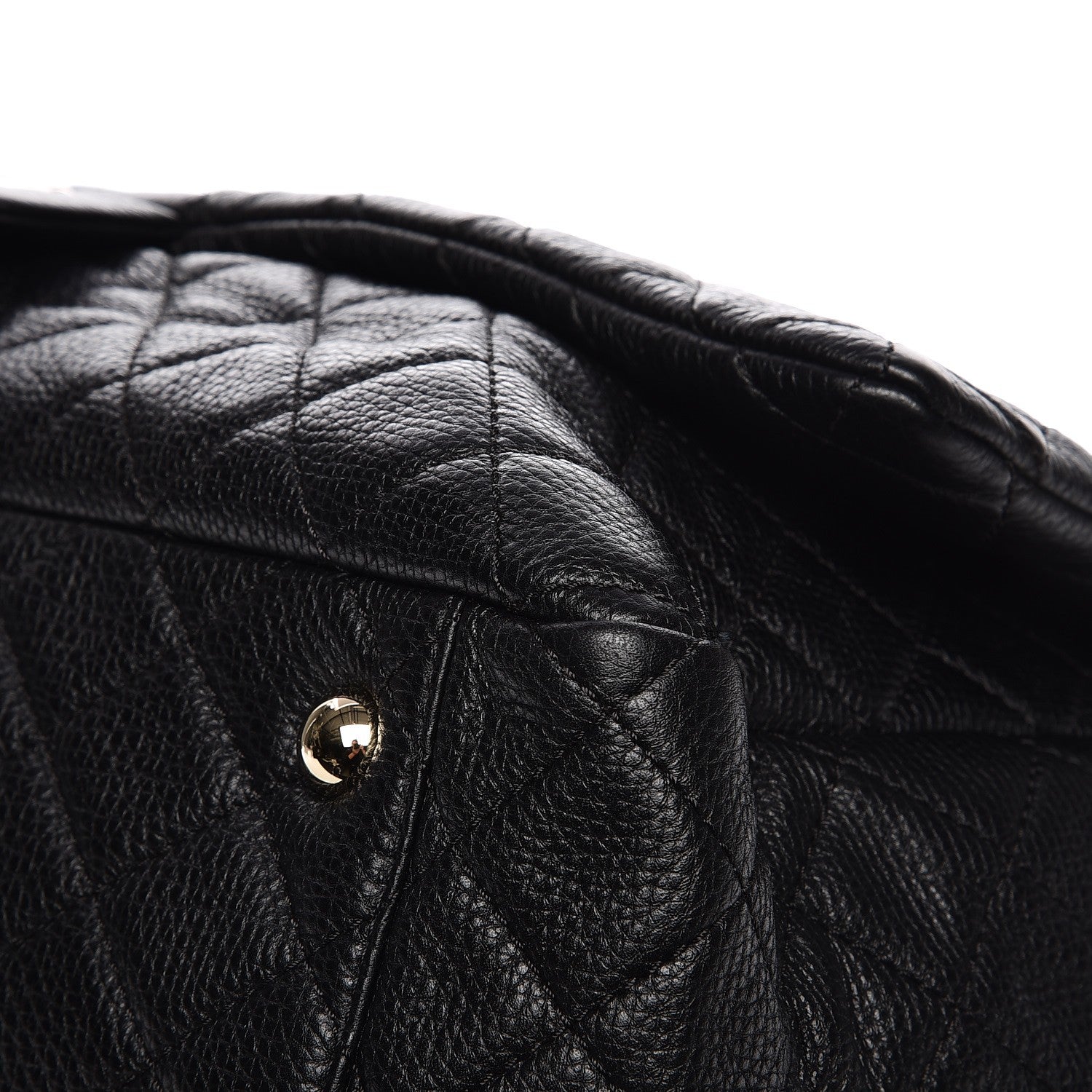 Chanel Calfskin Quilted XXL Travel Flap Bag Black 10 of 12