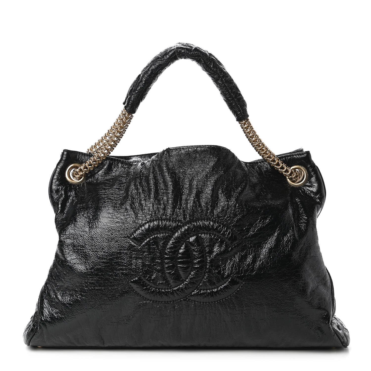 Chanel Vinyl Rodeo Tote Black 1 of 14