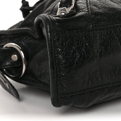 Balenciaga Agneau Giant 12 Silver Hardware Mini City Black 12 of 17