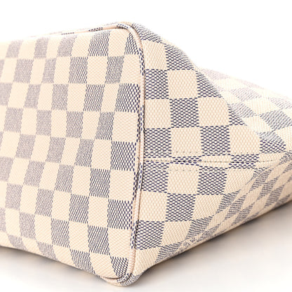 Louis Vuitton Damier Azur Neo Neverfull MM Rose Ballerine 10 of 10