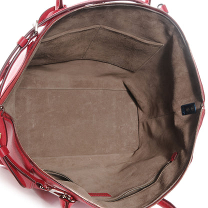 Louis Vuitton Veau Cachemire Soft Lockit MM Framboise 6 of 8