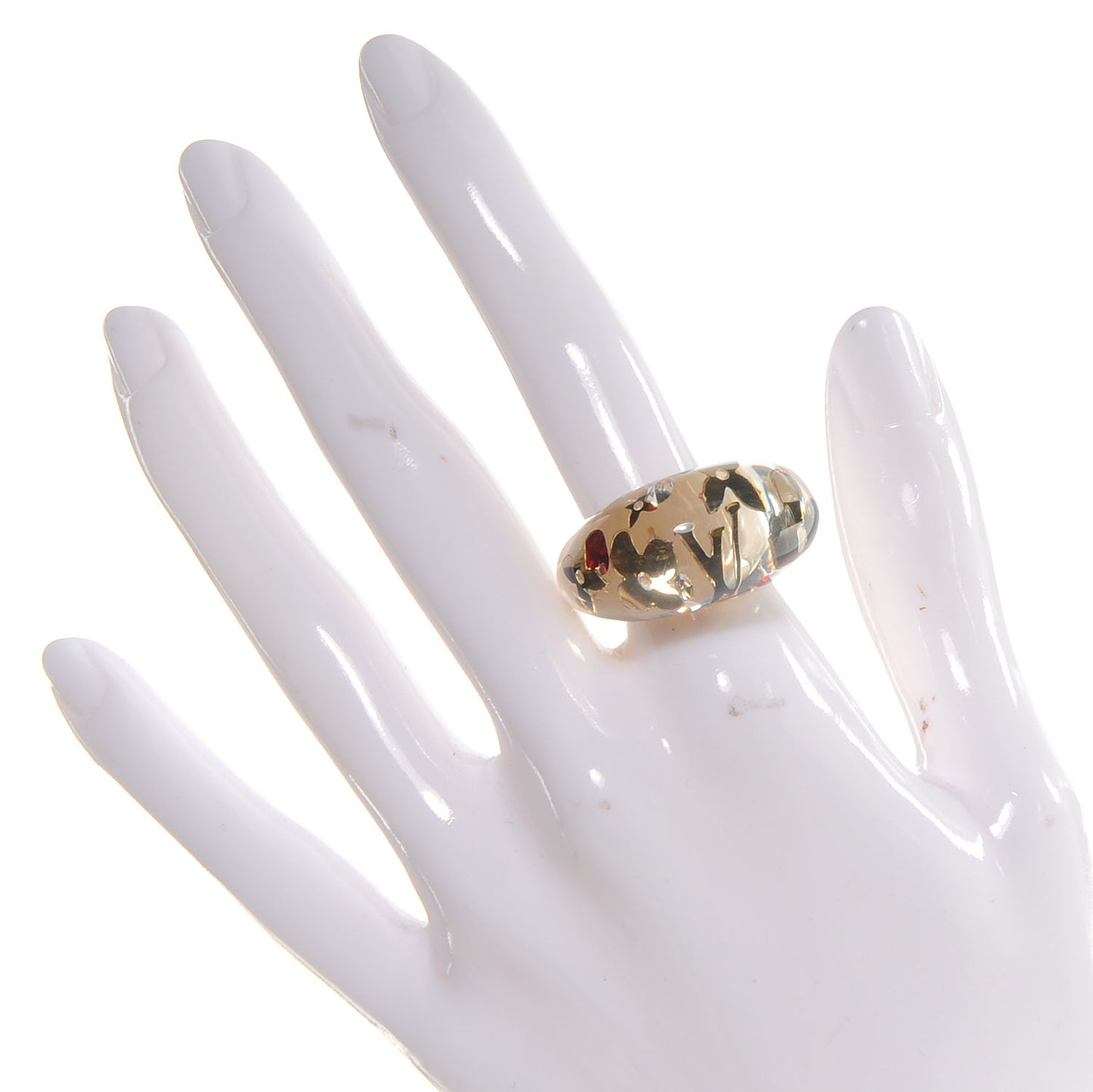 Inclusion Ring Transparent 6.5