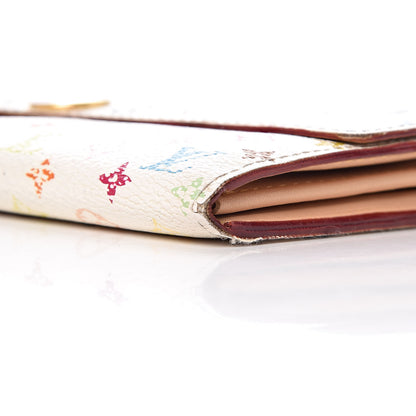 Louis Vuitton Monogram Multicolor Sarah Wallet White 13 of 19