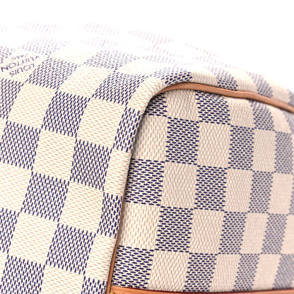 Louis Vuitton Damier Azur Speedy Bandouliere 30 10 of 13