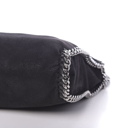 Stella McCartney Shaggy Deer Falabella Fold Over Tote Black 9 of 9