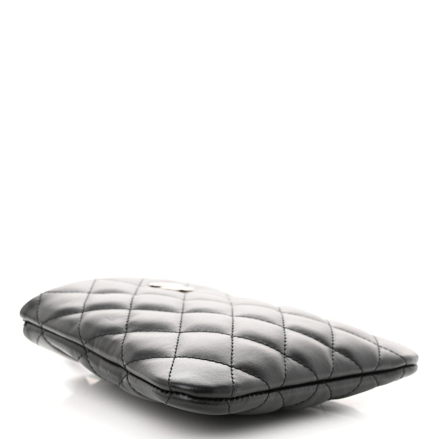 Lambskin Quilted Crossbody Bag Black