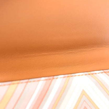 Valentino Garavani Vitello Native Couture 1975 Medium Glam Lock Rockstud Flap Mandarin Sorbet 11 of 12