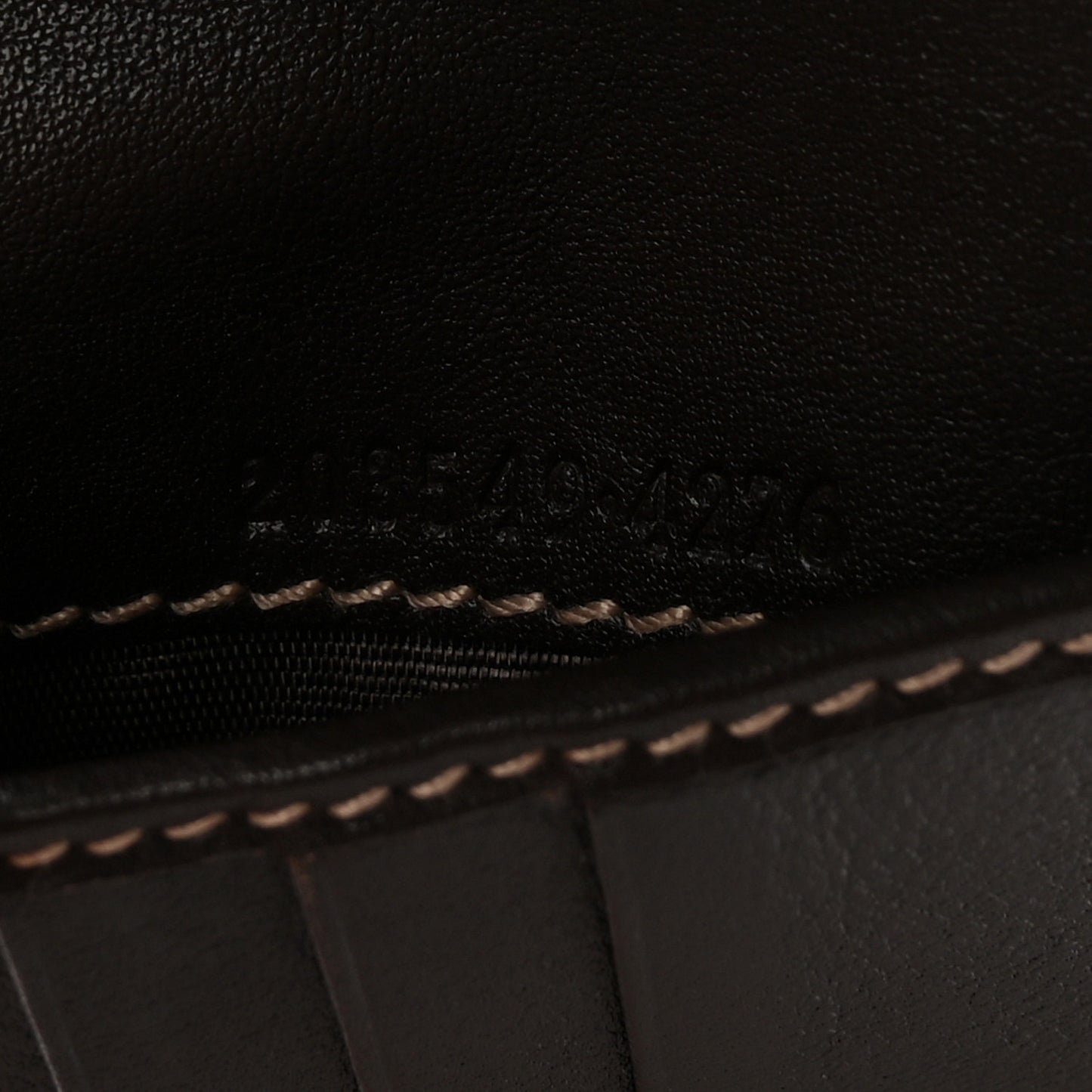Monogram Heart French Wallet Dark Brown