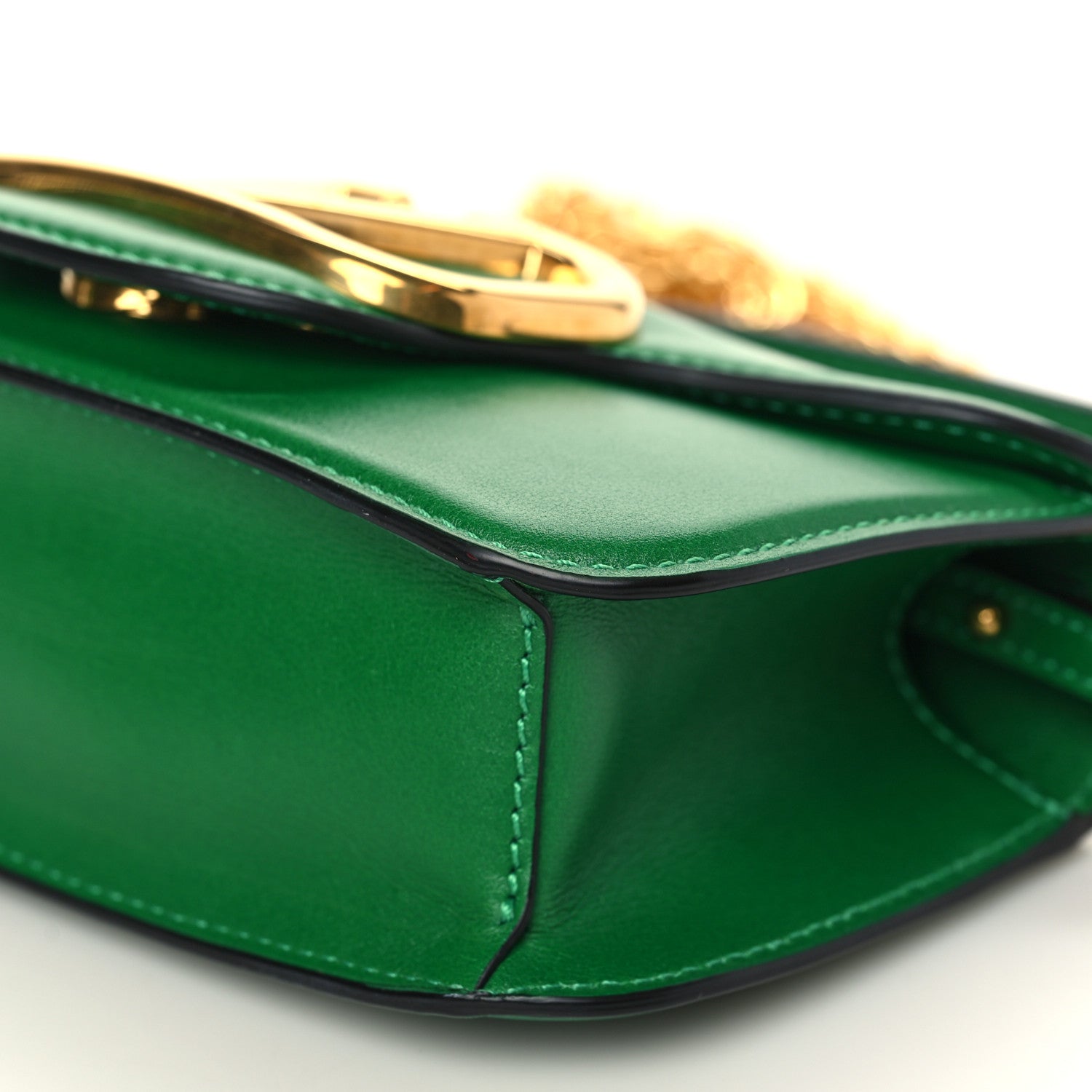 Valentino Garavani Calfskin Vlogo Small Loco Shoulder Bag Gea Green 8 of 8