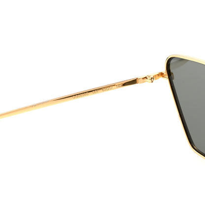 Gucci Rectangular Sunglasses GG0538S Gold Black 6 of 9