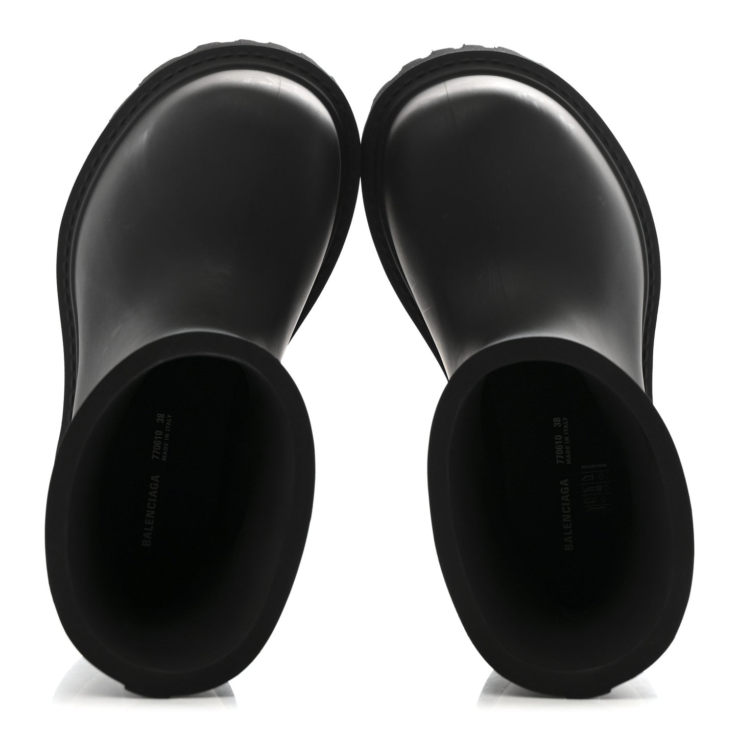 Rubber Steroid Bootie 38 Black